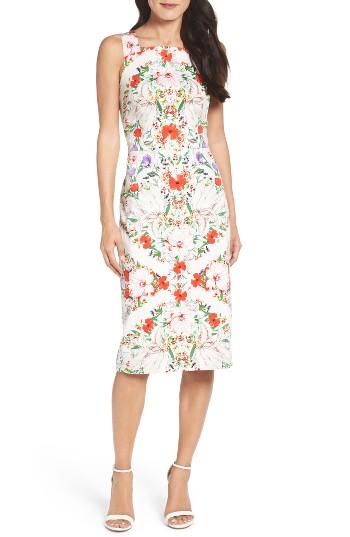 Women's Maggy London Print Sheath Dress