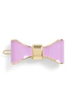 L. Erickson 'prim' Bow Tige Boule Barrette, Size - Purple