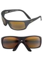 Men's Maui Jim 'peahi - Polarizedplus2' 65mm Sunglasses - Matte Black