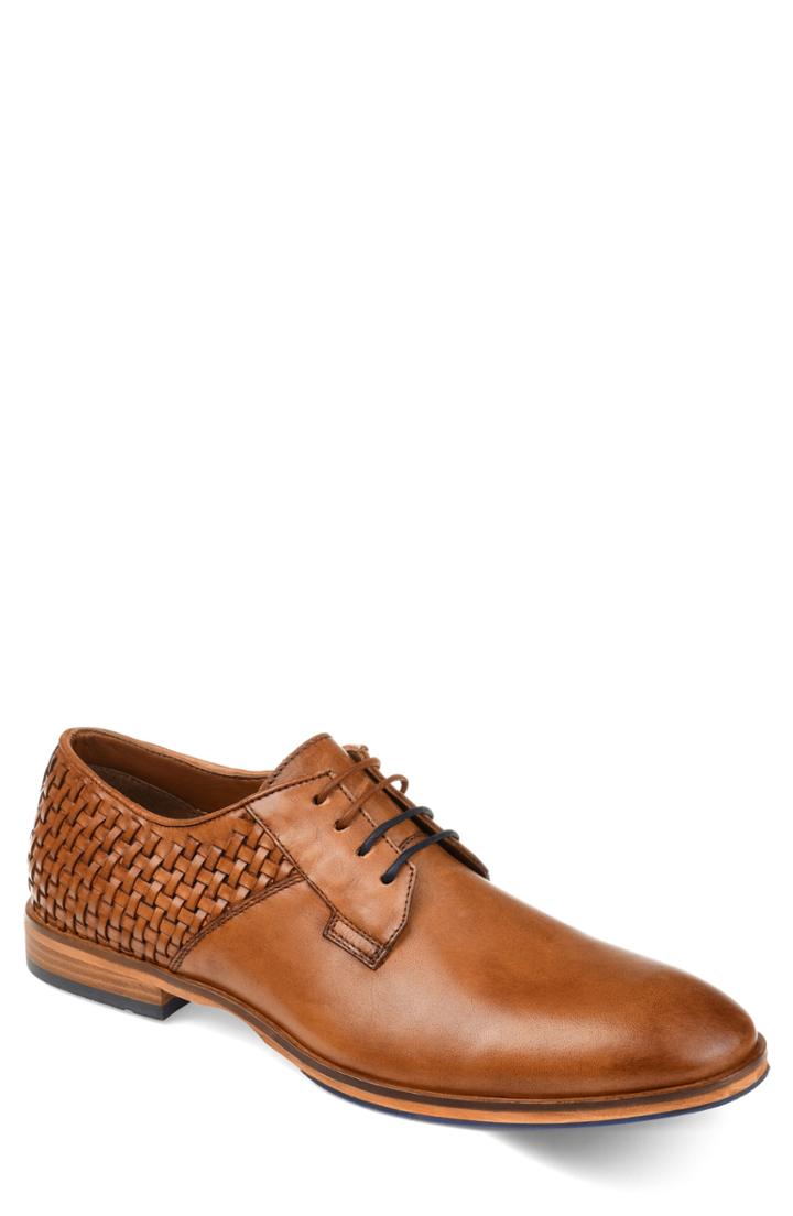 Men's Thomas And Vine Legion Woven Plain Toe Derby M - Brown