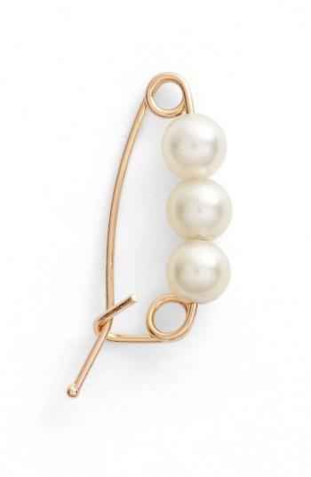 Women's Poppy Finch Three-pearl Brooch