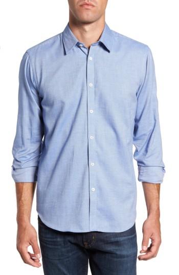 Men's Jeremy Argyle Slim Fit Oxford Cloth Sport Shirt - Blue