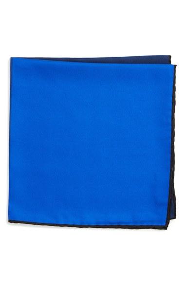 Men's Lanvin Solid Silk Pocket Square