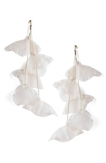Women's Stella + Ruby Chiffon Lily Drop Earrings