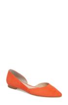 Women's Marc Fisher Ltd 'sunny' Half D'orsay Flat .5 M - Orange