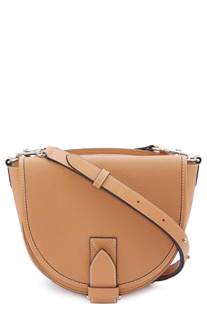 Jw Anderson Small Bike Leather Crossbody Bag - Brown
