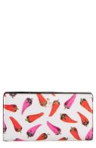 Women's Kate Spade New York Stacy Hot Pepper Print Wallet -