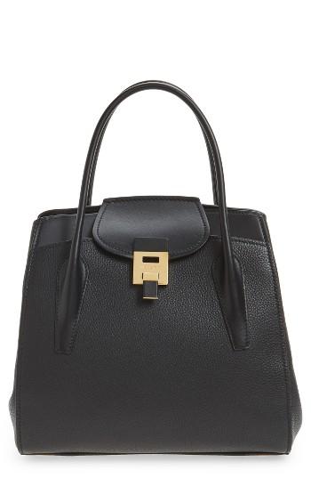 Michael Kors Large Bancroft Leather Top Handle Satchel -