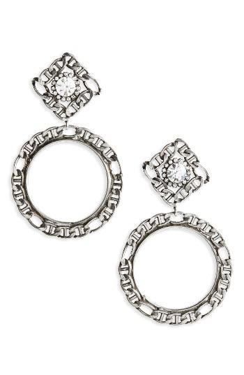 Women's Dannijo Simons Frontal Hoop Earrings