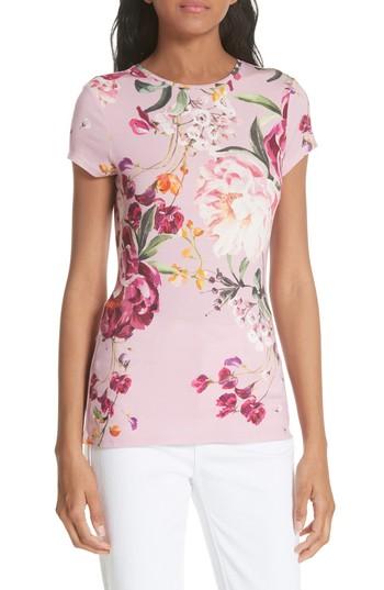 Women's Ted Baker London Evaai Serenity Fitted Tee - Purple