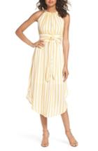 Women's Nsr Leena Stripe Midi Dress - Yellow