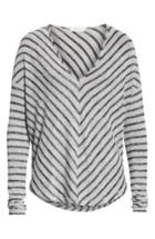 Women's Rag & Bone/jean Hudson Stripe Tee - Grey