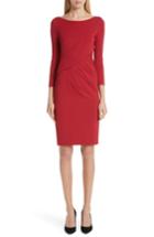 Women's Emporio Armani Asymmetrical Waist Sheath Dress Us / 36 It - Blue
