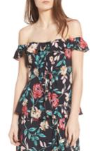 Women's Lovers + Friends Dawn Off The Shoulder Top - Black