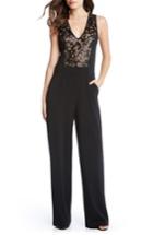 Women's Karen Kane Sequin Inset Jumpsuit