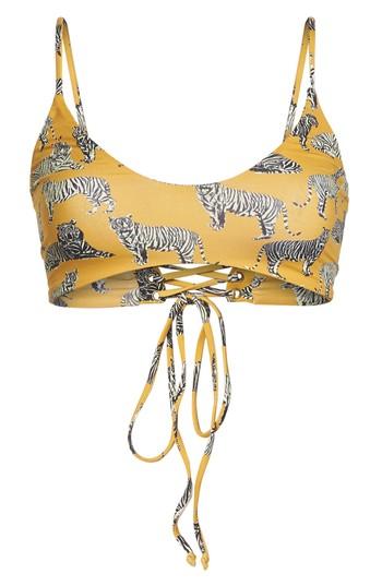 Women's Boys + Arrows Ms. Jackson Bikini Top - Yellow