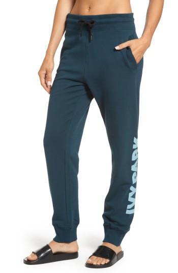 Women's Ivy Park Logo Jogger Pants - Blue/green