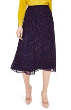 Women's Boden Polka Dot A-line Skirt (similar To 14w-16w) - Burgundy