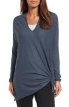 Petite Women's Nic+zoe Essential Side Tie Top P - Grey