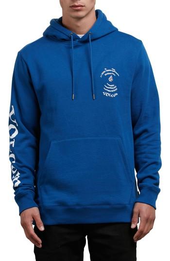 Men's Volcom Reload Graphic Hoodie - Blue