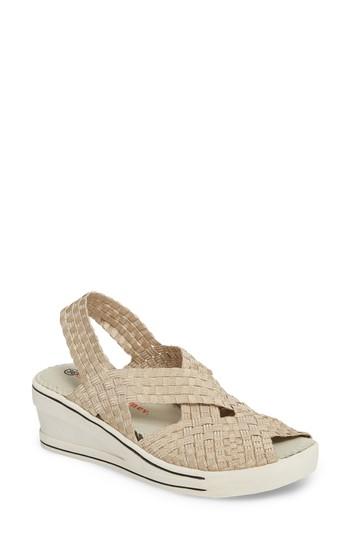 Women's Bernie Mev. Lux Gigi Wedge Sandal Us / 36eu - Metallic