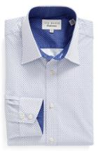 Men's Ted Baker London 'archane' Trim Fit Dot Dress Shirt