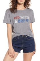 Women's Sub Urban Riot Red, White & Brew Graphic Tee - Grey