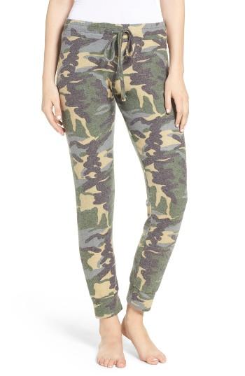 Women's Michael Lauren 'bear' Slim Lounge Pants - Green