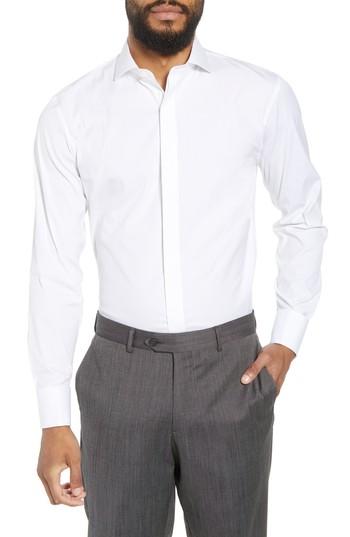 Men's Bonobos Capstone Stretch Slim Fit Tuxedo Shirt 33 - White