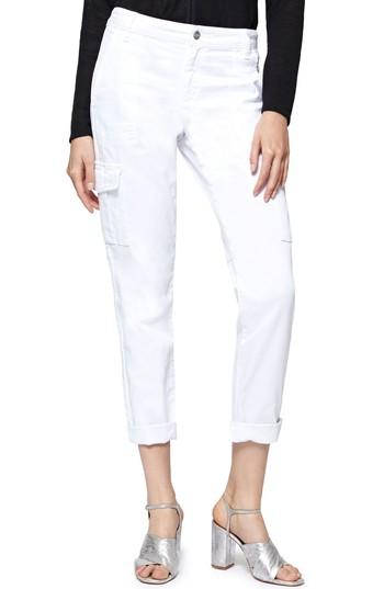 Women's Sanctuary Bootcamp Cargo Pants - White
