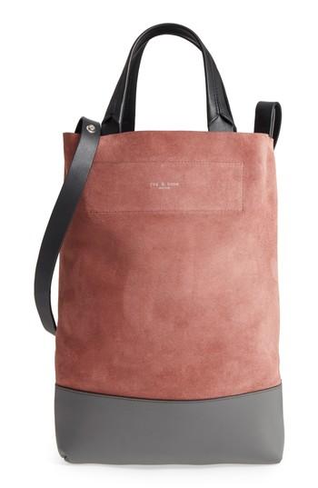 Rag & Bone Walker Convertible Suede & Leather Tote -