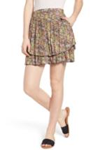 Women's Scotch & Soda Double Layer Miniskirt - Green