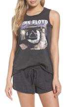 Women's Chaser Pink Floyd High/low Muscle Tank - Black