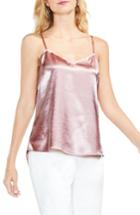 Women's Vince Camuto Hammered Satin Camisole - Pink