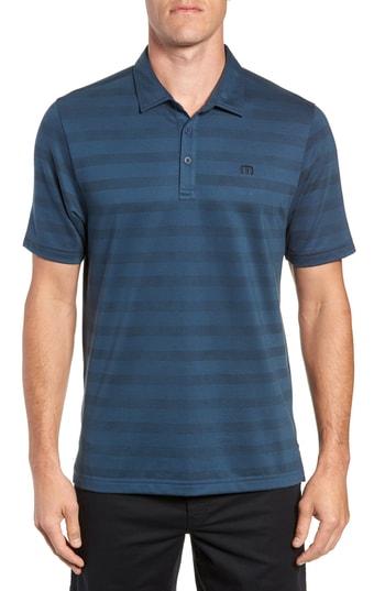 Men's Travis Mathew Dolphinantly Fit Polo, Size Small - Blue