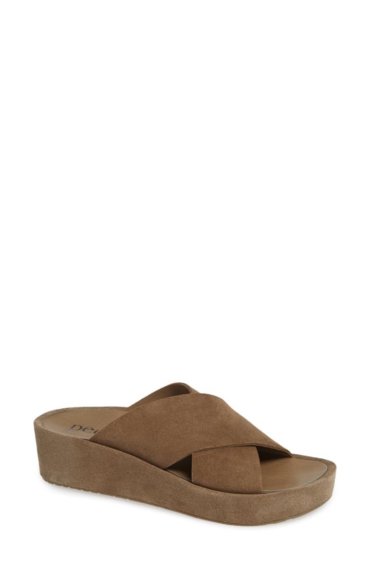 Women's Pedro Garcia Lucca Platform Slide Sandal Us / 40eu - Grey