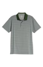 Men's Bobby Jones Rule 83 Stripe Tech Jersey Polo - Green