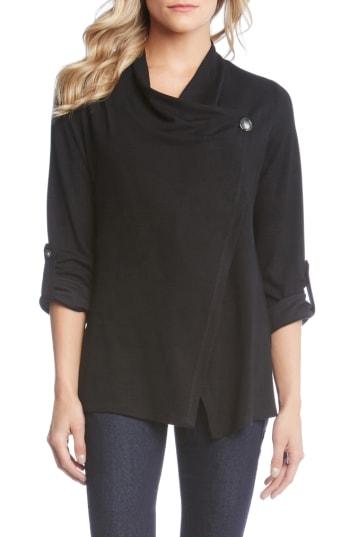 Women's Karen Kane Waterfall Jacket - Black