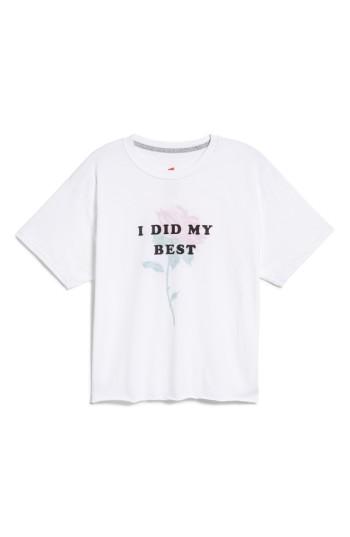 Women's Ban. Do I Did My Best T-shirt - White