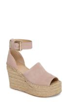 Women's Marc Fisher Ltd 'adalyn' Espadrille Wedge Sandal .5 M - Pink