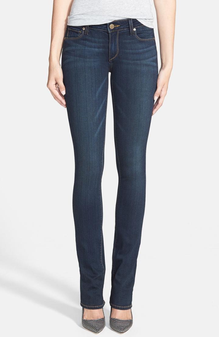 Women's Paige 'transcend - Manhattan' Bootcut Jeans - Blue