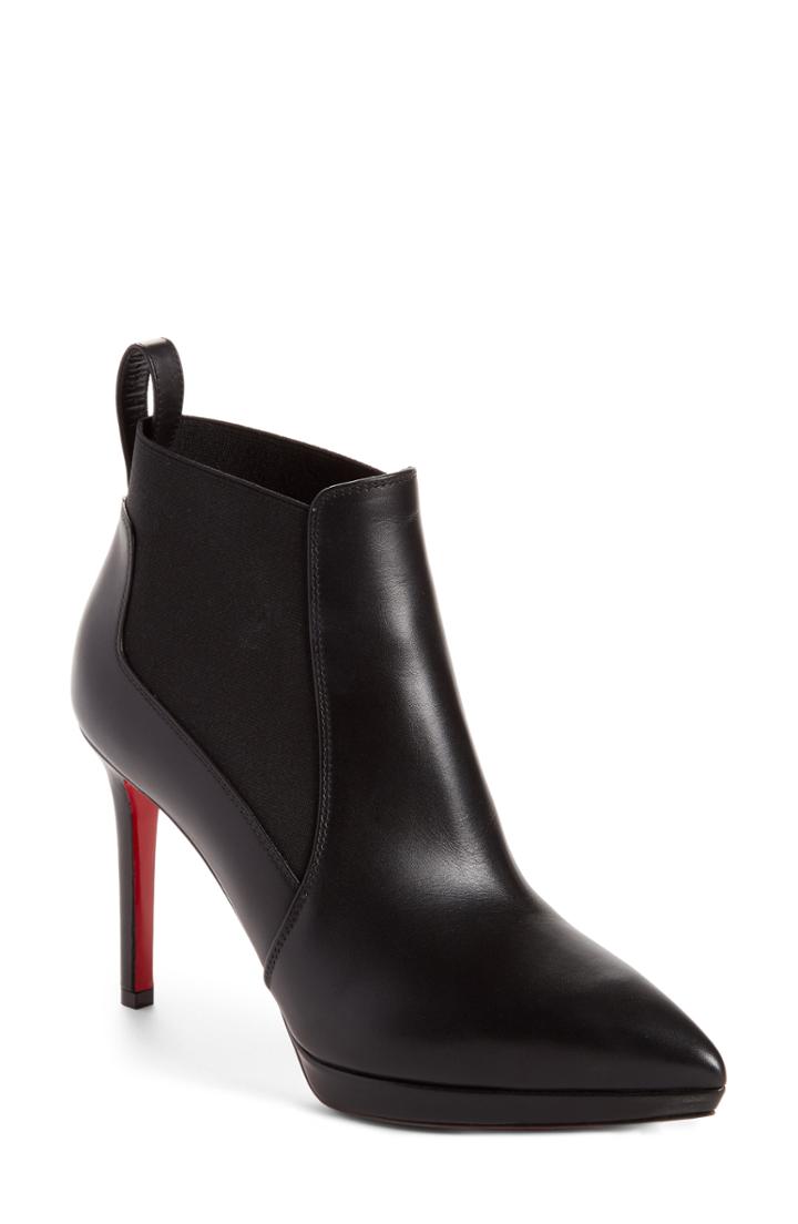 Women's Christian Louboutin Crochinetta Bootie Us / 41eu - Black