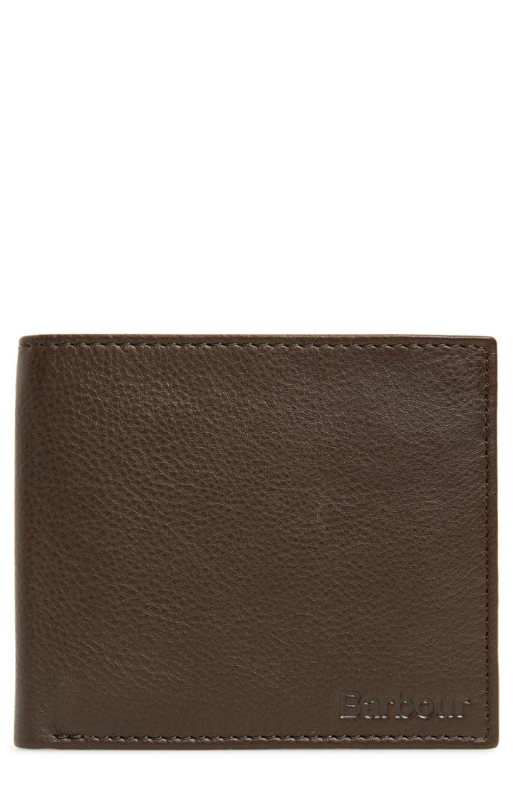 Men's Barbour Leather Wallet -