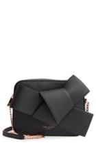 Ted Baker London Giant Knot Leather Camera Bag - Black