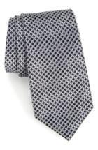 Men's Calibrate Lisgar Grid Silk Tie