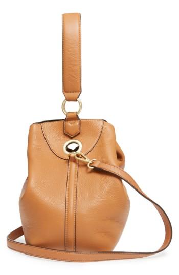 Sam Edelman Renee Leather Bucket Bag - Brown