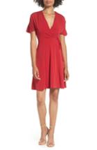 Women's French Connection Alexia Faux Wrap Dress - Red