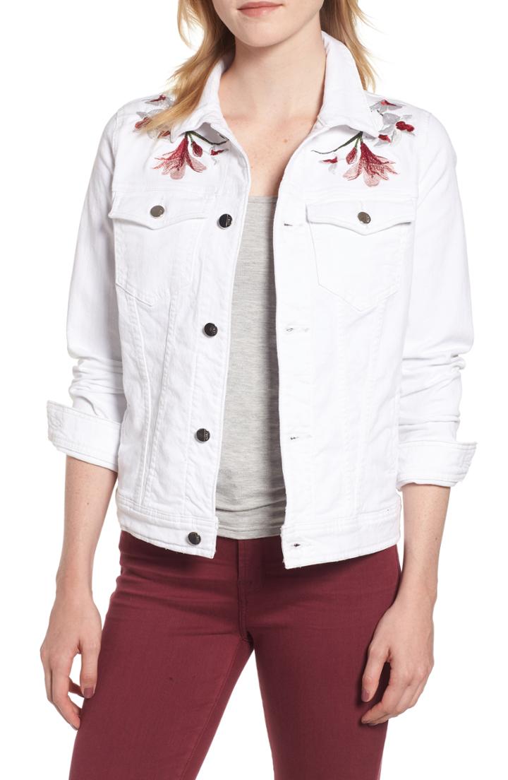 Women's Jen 7 Embroidered Denim Jacket