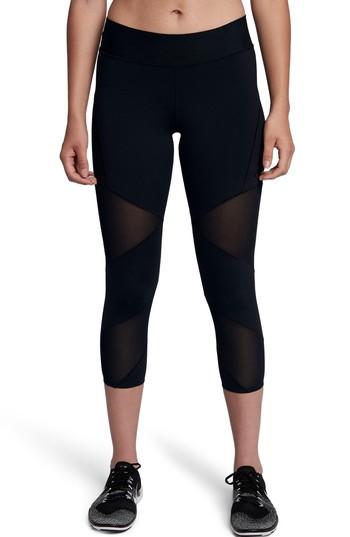 Women's Nike Fly Lux Crop Leggings - Black