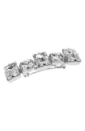 L. Erickson Small Sienna Swarovski Crystal Barrette